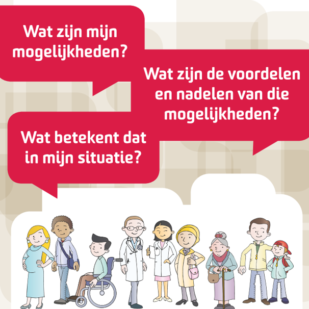 3 goede vragen die horen bij Samen Beslissen 3 goede vragen Samen Beslissen